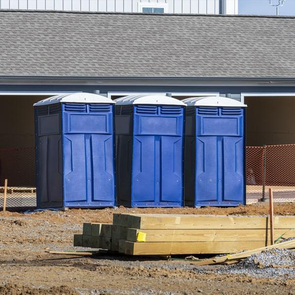 Heavy-duty construction site porta potty in Prescott, Arizona